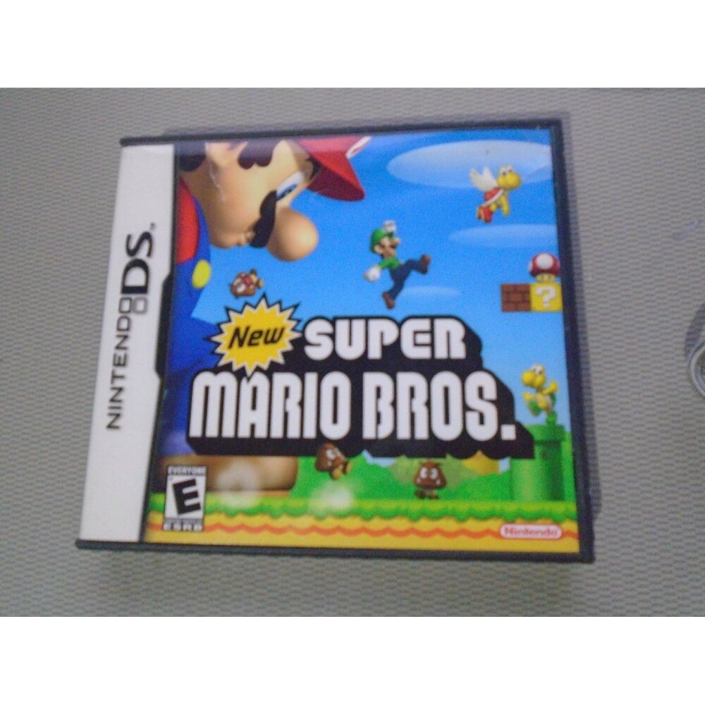 New Super Mario Bros Nintendo DS -Case And Manual Only- No Game